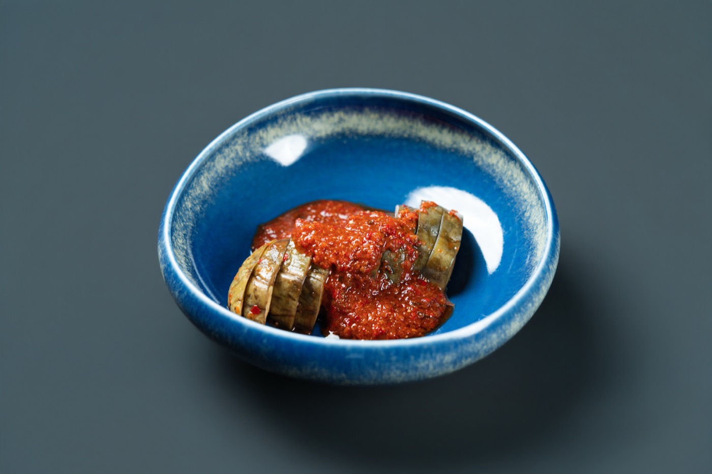 茄子と辛味ソース